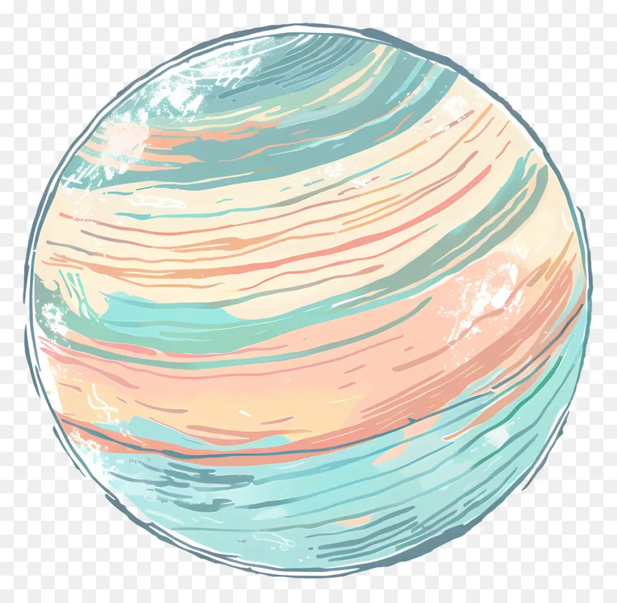 Planète，Coloré Sphère PNG