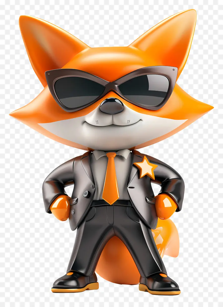 Renard étoilé，Renard Cool PNG