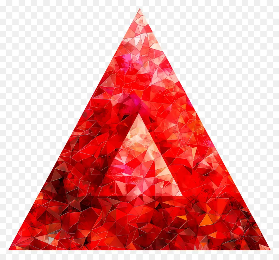 Triangle Rouge，Le Pixel Art PNG