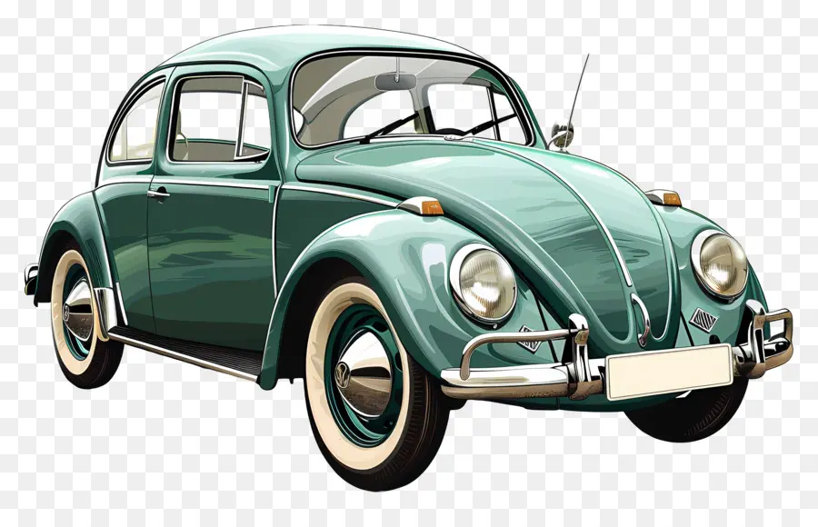 Modèle De Voiture，Volkswagen Beetle Vintage PNG