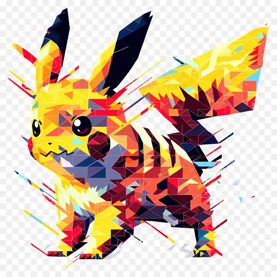 Pokemon Pixel，Pikachu PNG