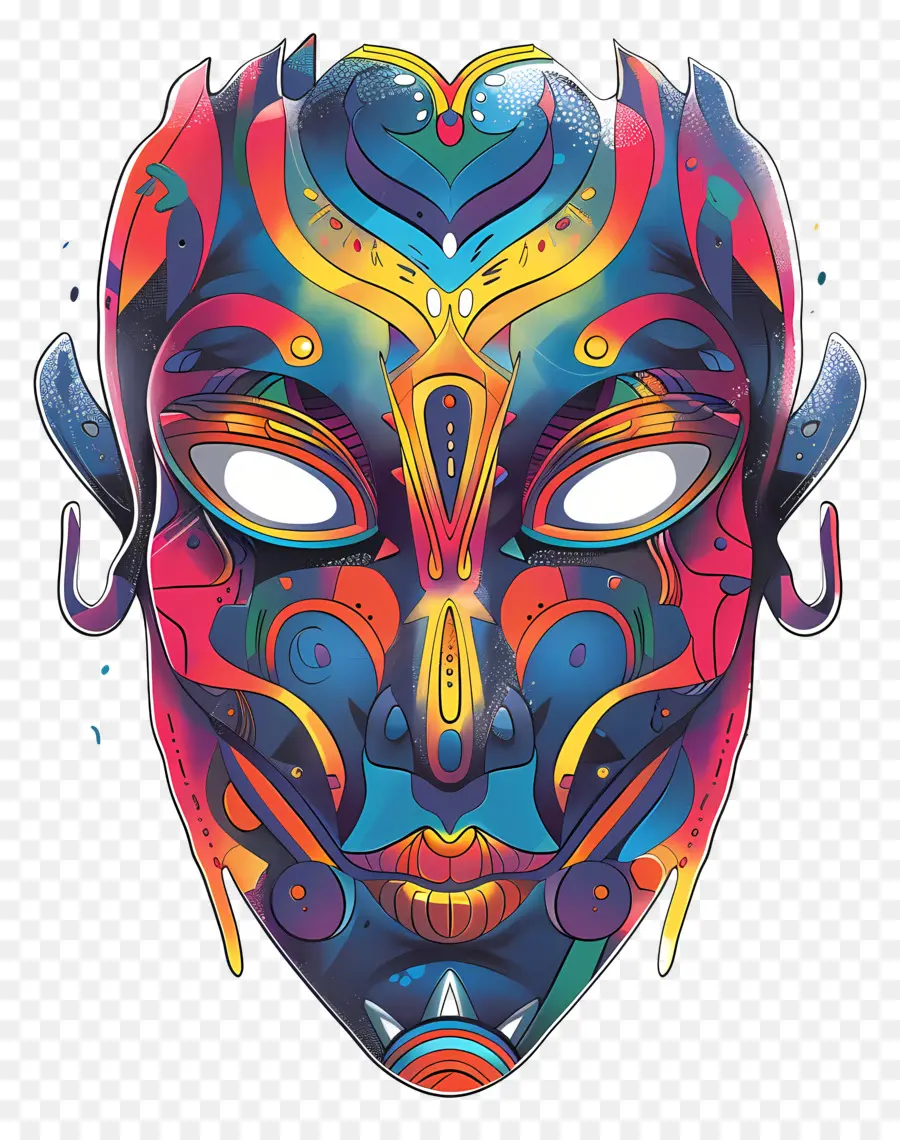 Masque，Masque Coloré PNG