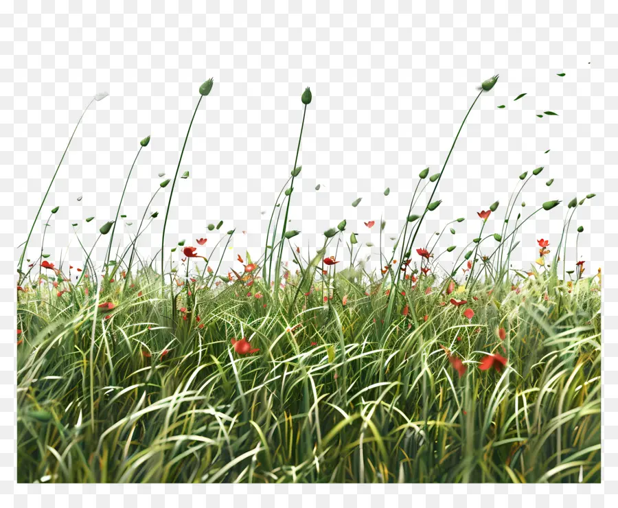 Prairie，Coquelicots PNG