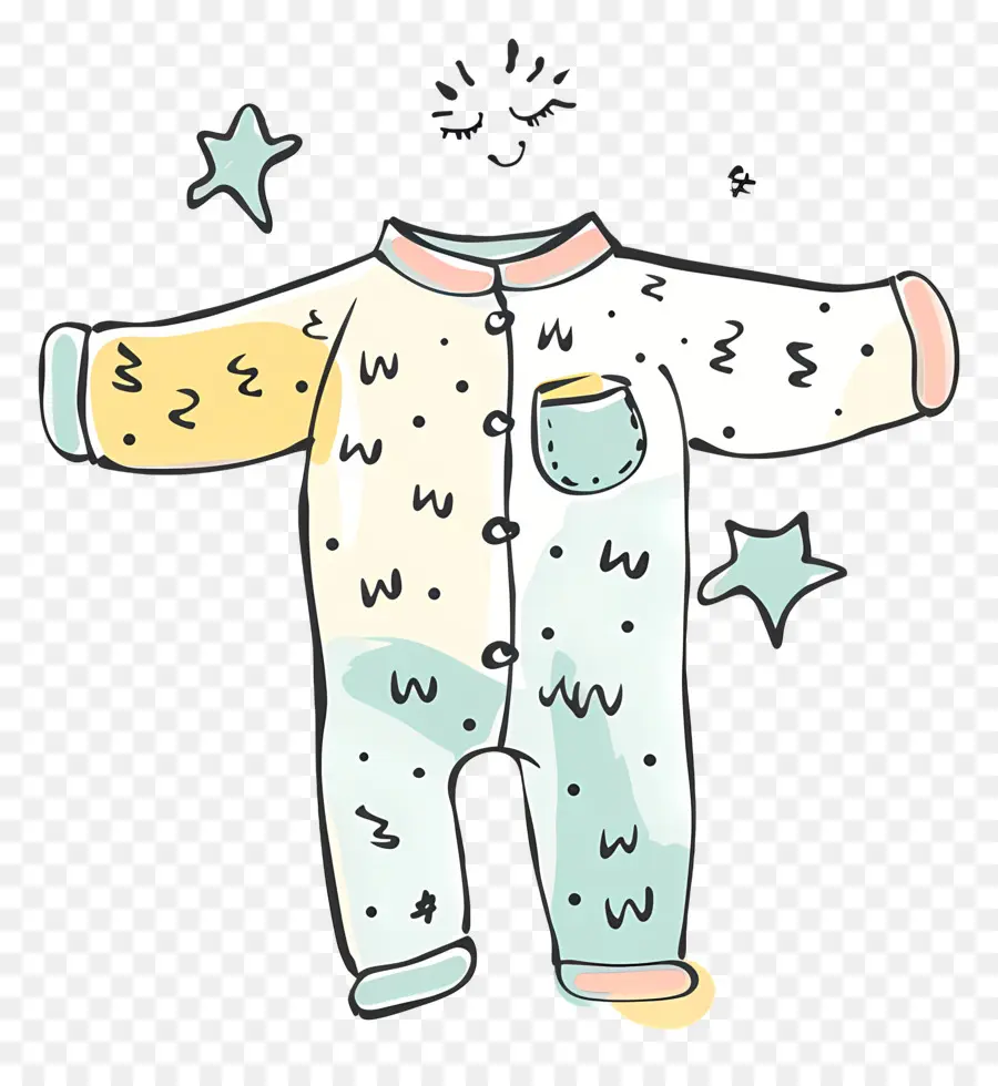 Pyjama Bébé，Tenue De Bébé PNG