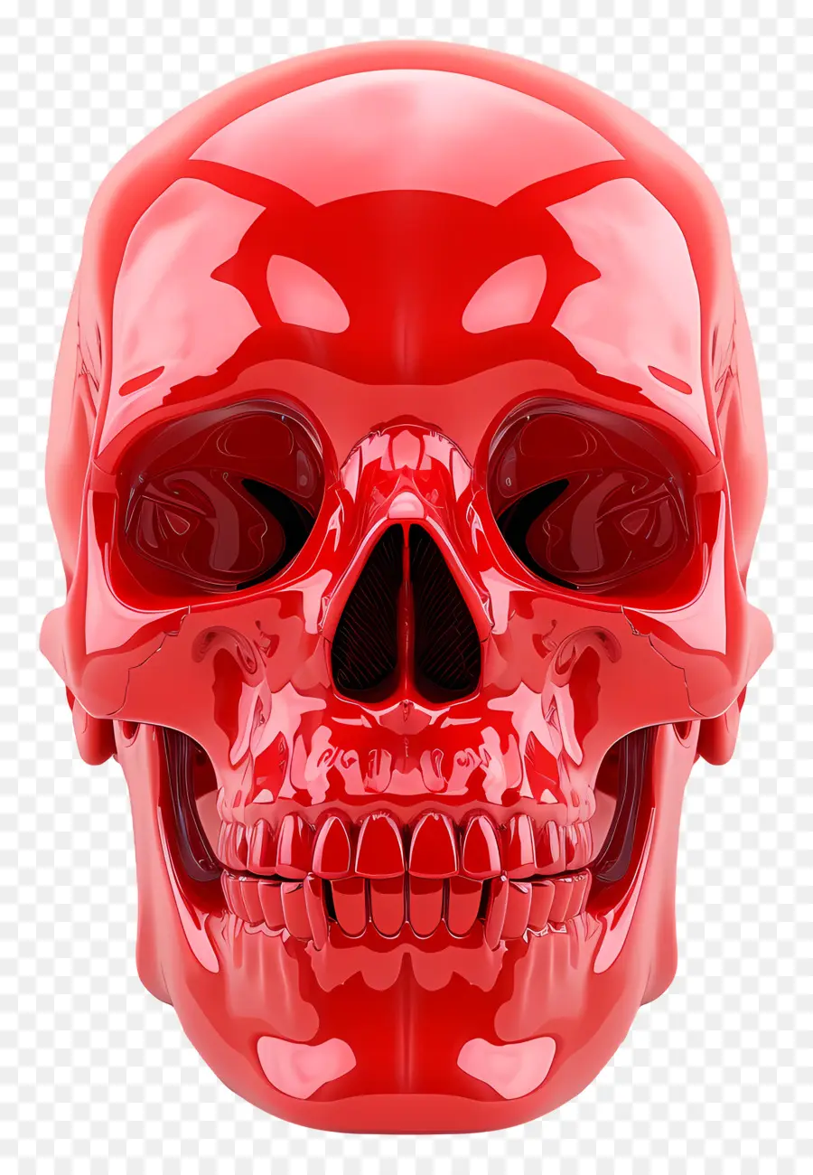 Crâne，Crâne Rouge PNG
