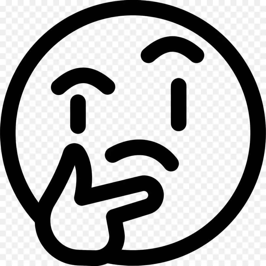 La Pensée Emoji，Chambre Noire PNG