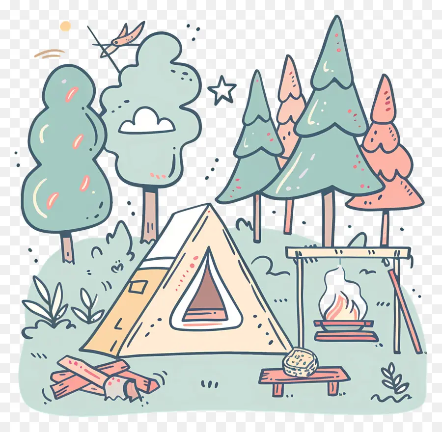 Camp D'été，Camping PNG