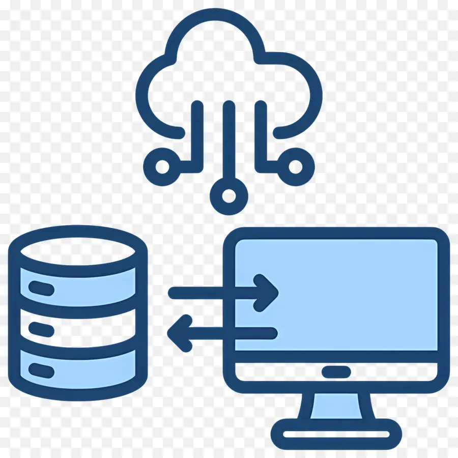 Icône De Serveur Cloud，Le Cloud Computing PNG