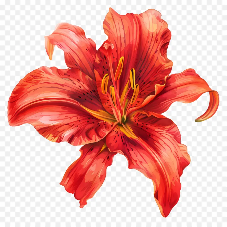 Lily Rouge，Fleur Rouge PNG