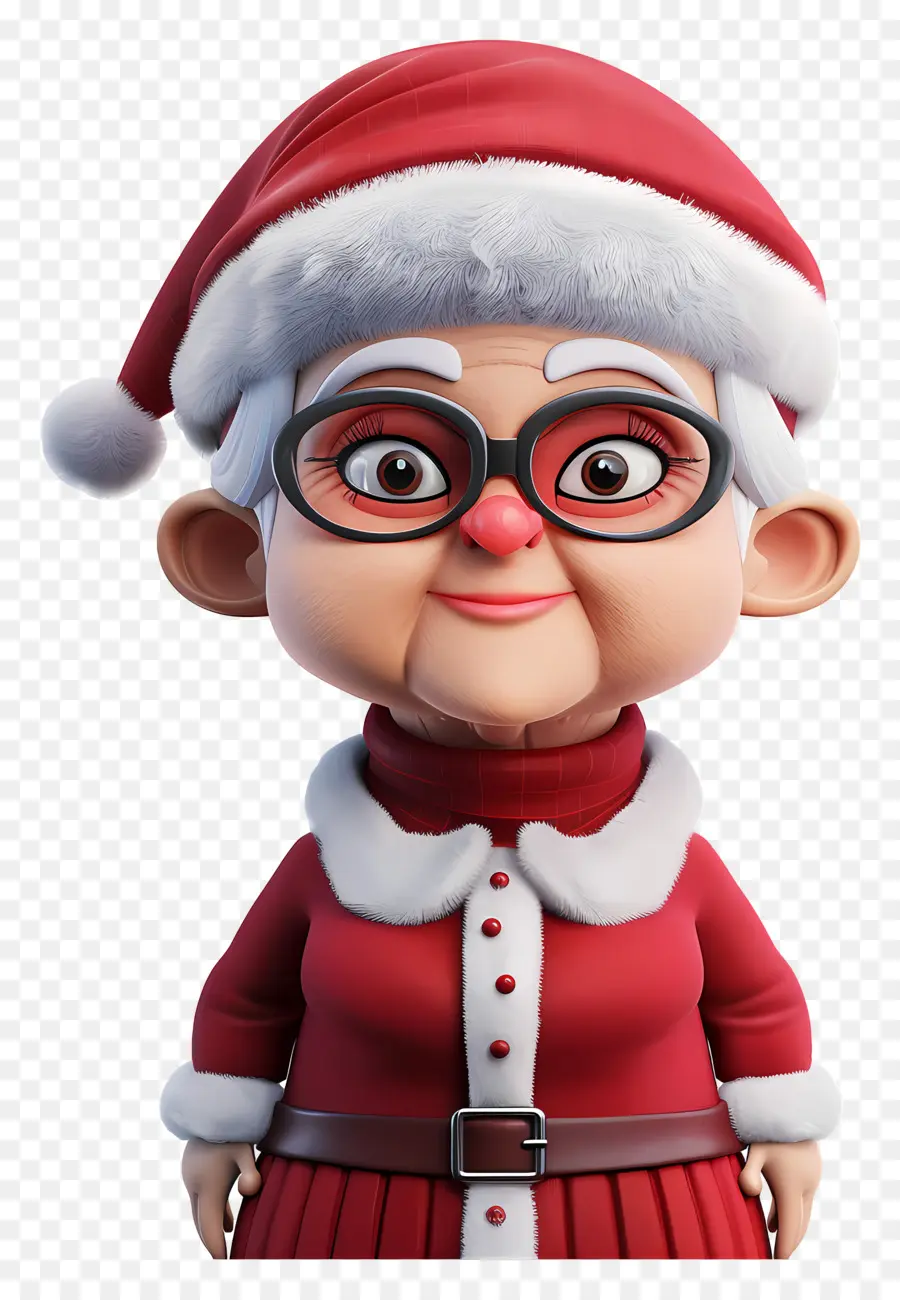 Mme Claus，Costume Du Père Noël PNG