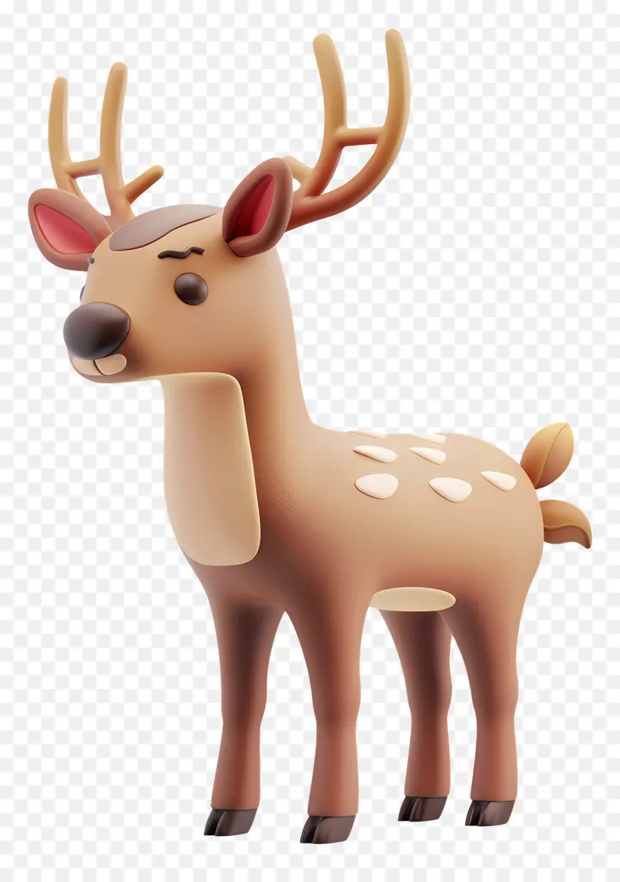 Cerf，Renne Au Nez Rouge PNG