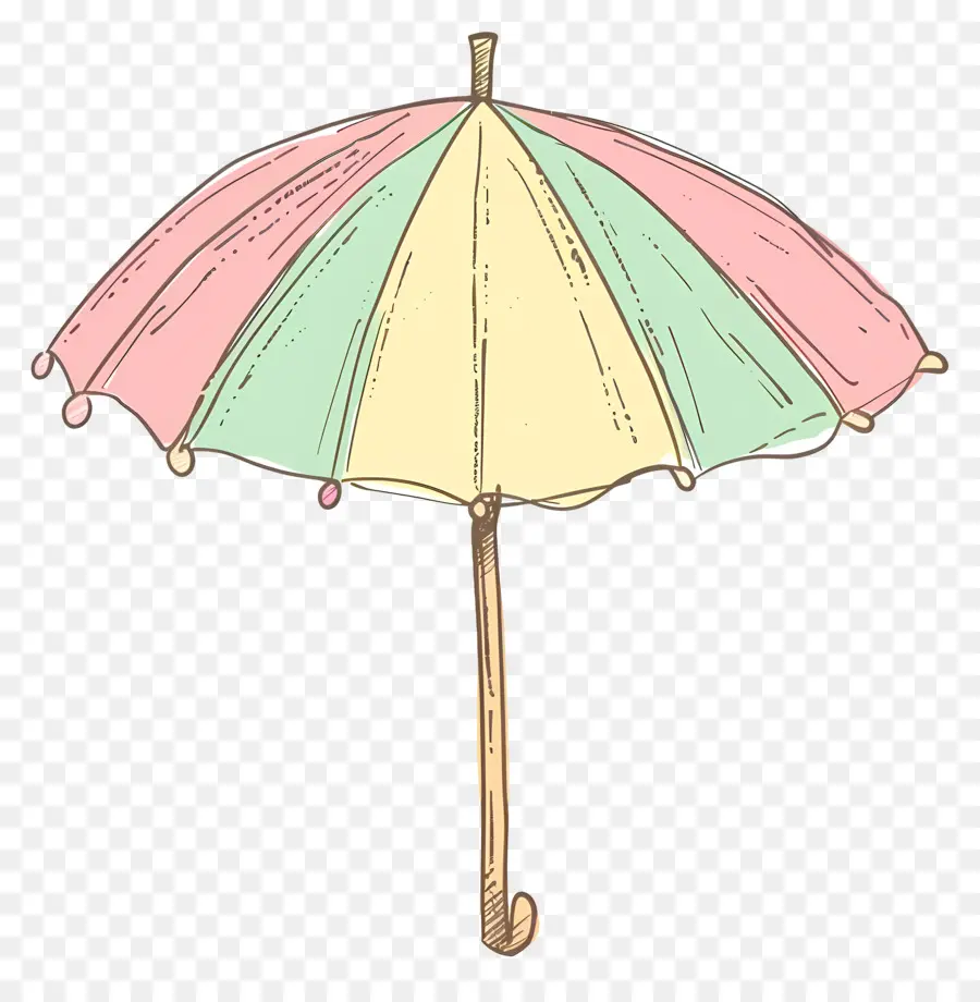 Parasol，Rayé Parapluie PNG