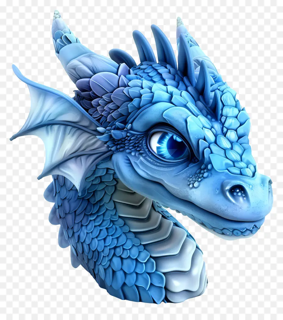 Dragon Bleu，Monstre Fantastique PNG