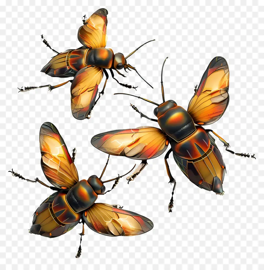 Insectes éclair，Coléoptères PNG