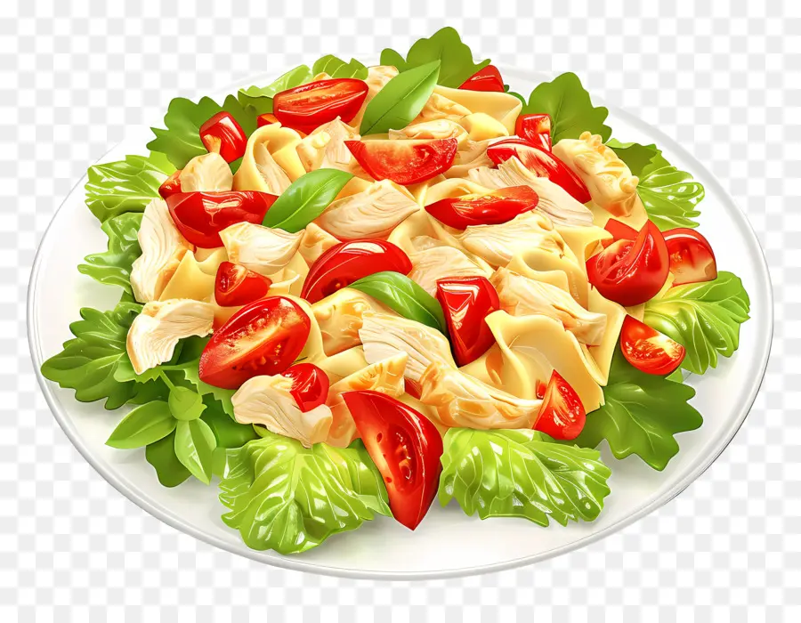 Salade De Poulet，Salade PNG