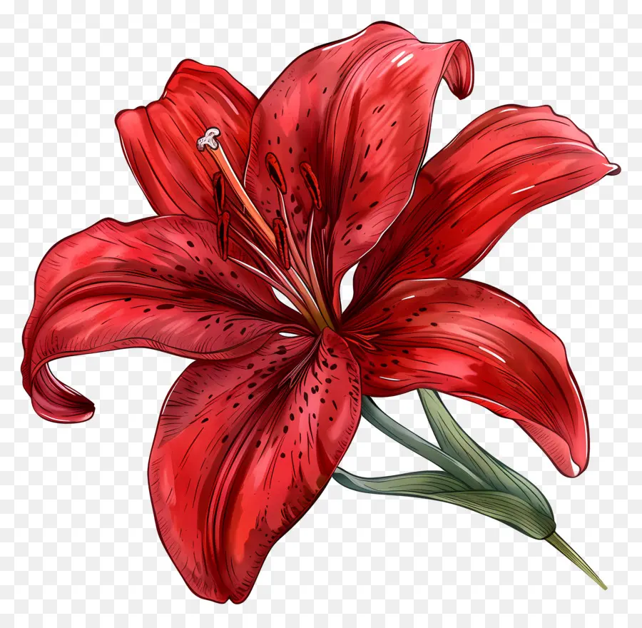 Lily Rouge，Fleur PNG