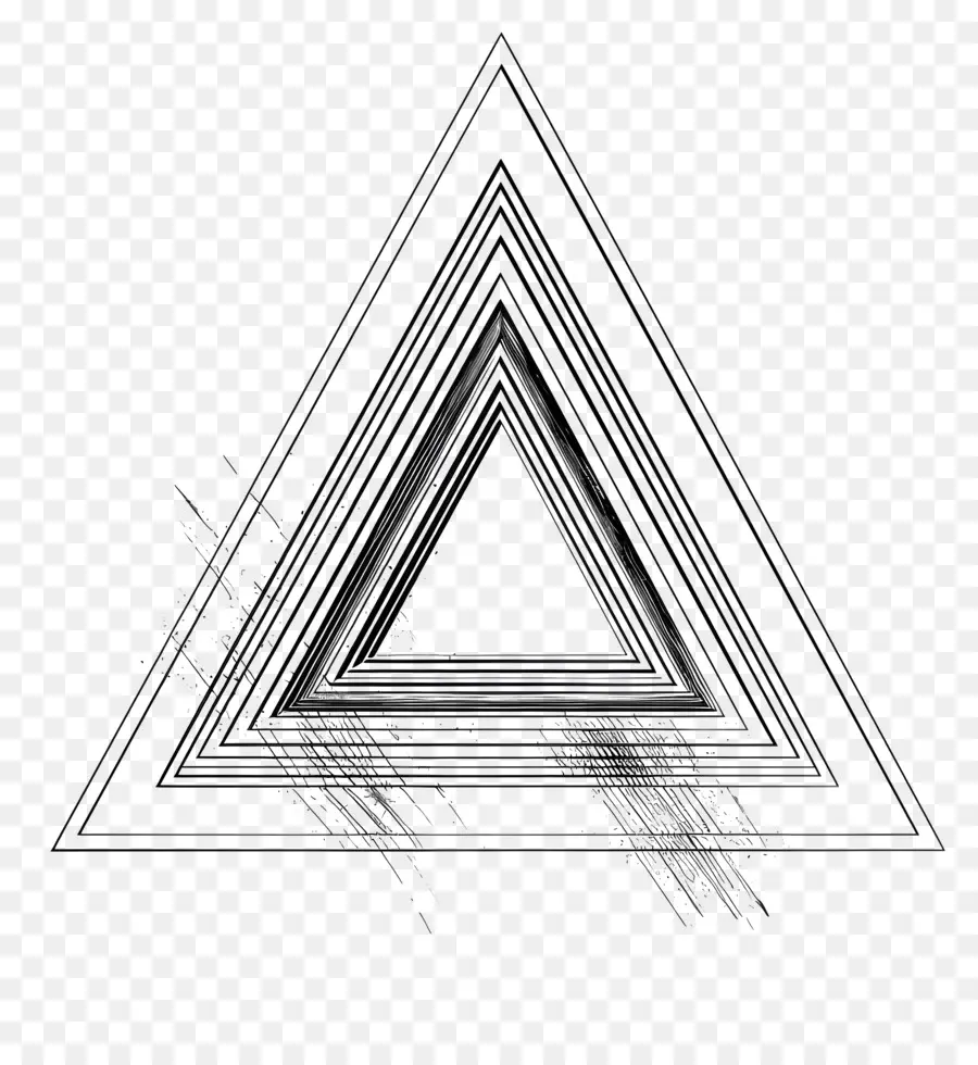 Contour Du Triangle，Triangle PNG