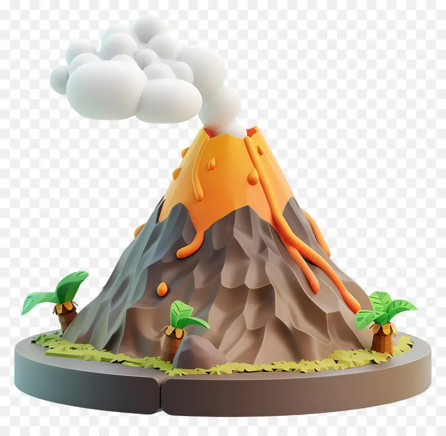 Volcan，De La Fumée PNG