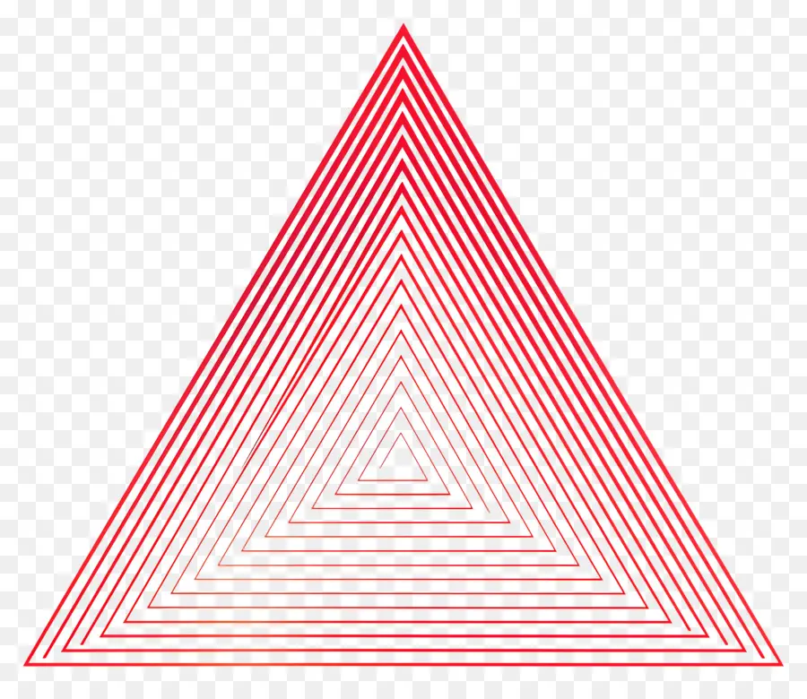 Triangle Rouge，Forme Géométrique PNG