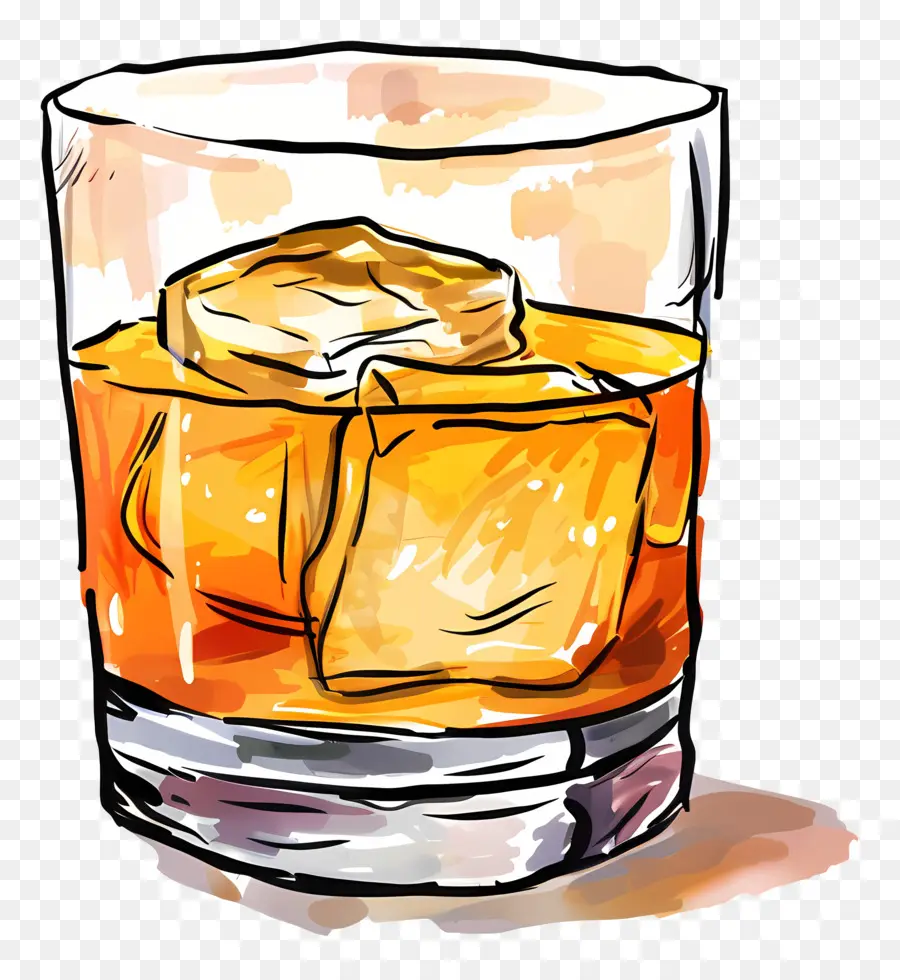 Whisky，Verre PNG