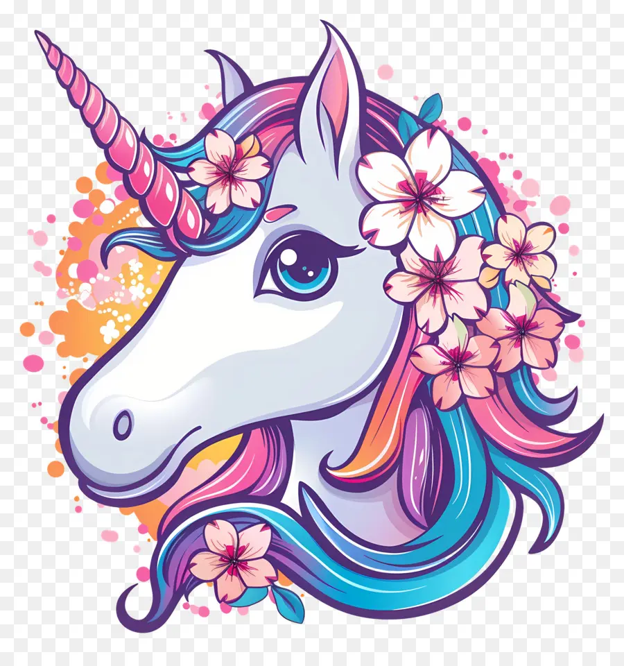 Visage De Licorne，Licorne PNG