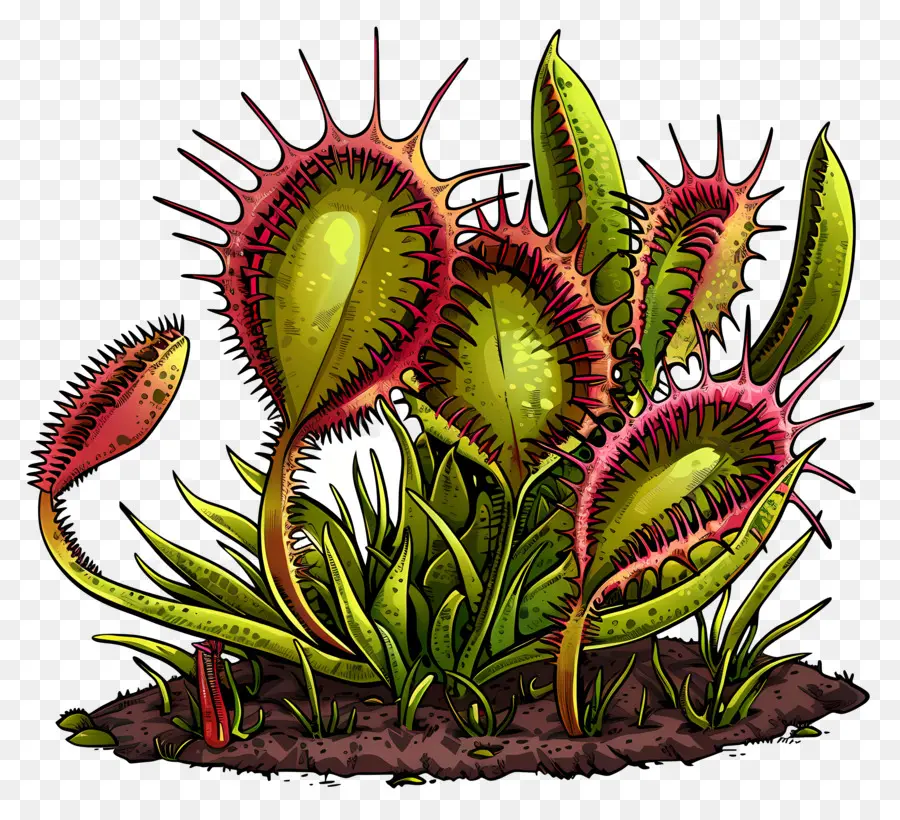 Vénus Flytrap，Des Plantes Carnivores PNG