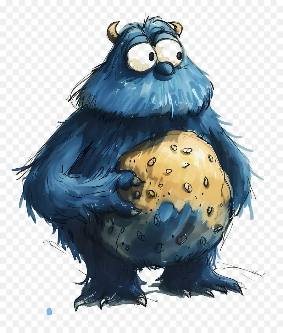 Monster Cookie，Dessin Animé Monster PNG