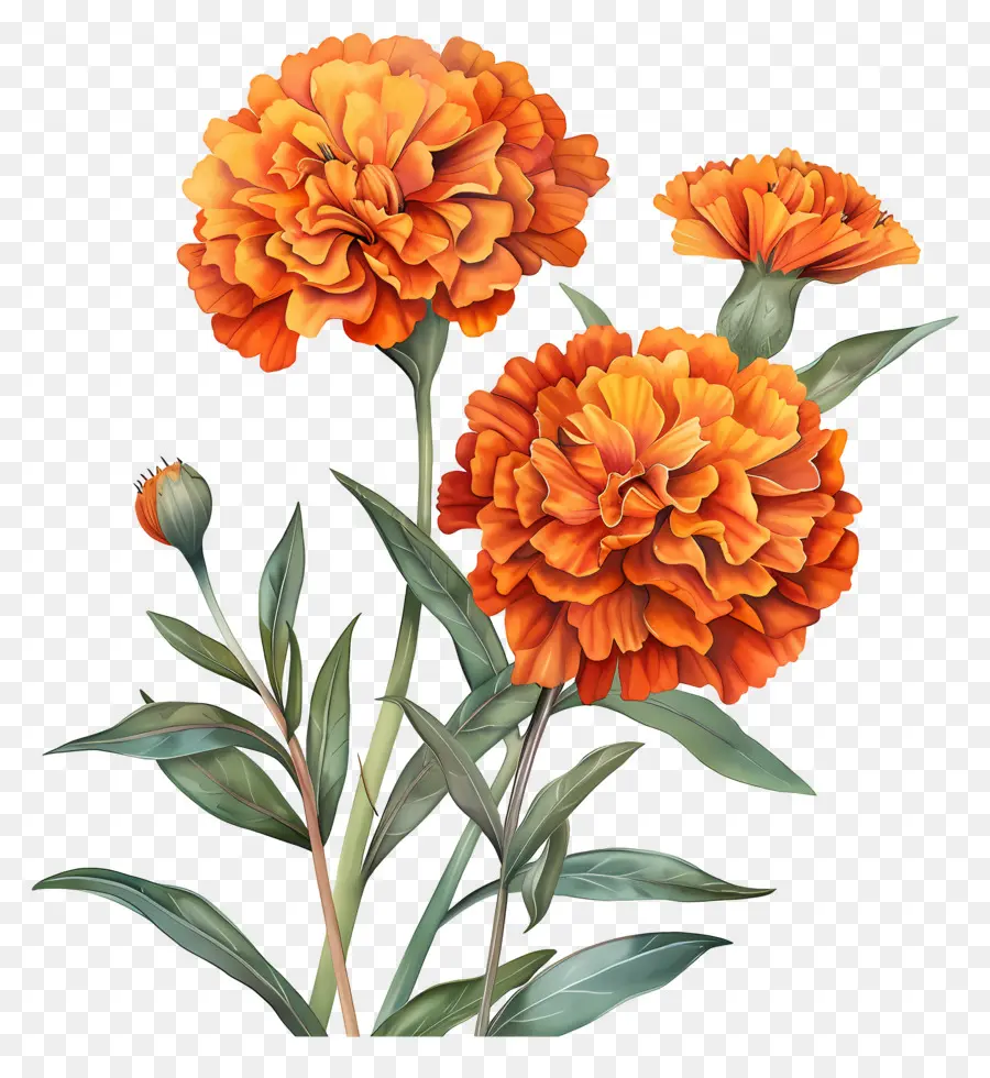 Marigold Orange，Soucis PNG