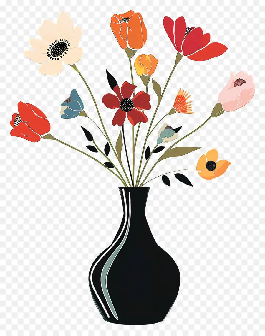 Noir Vase，Vase PNG
