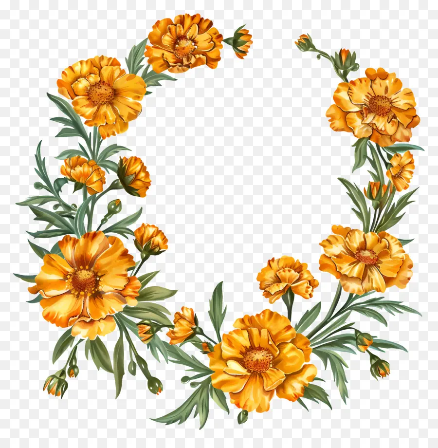 Fleurs，Couronne De Fleurs PNG