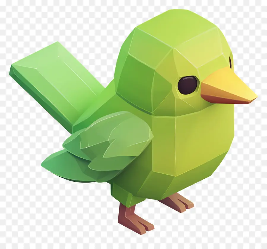 Oiseau Flappant Vert，Oiseau Vert PNG
