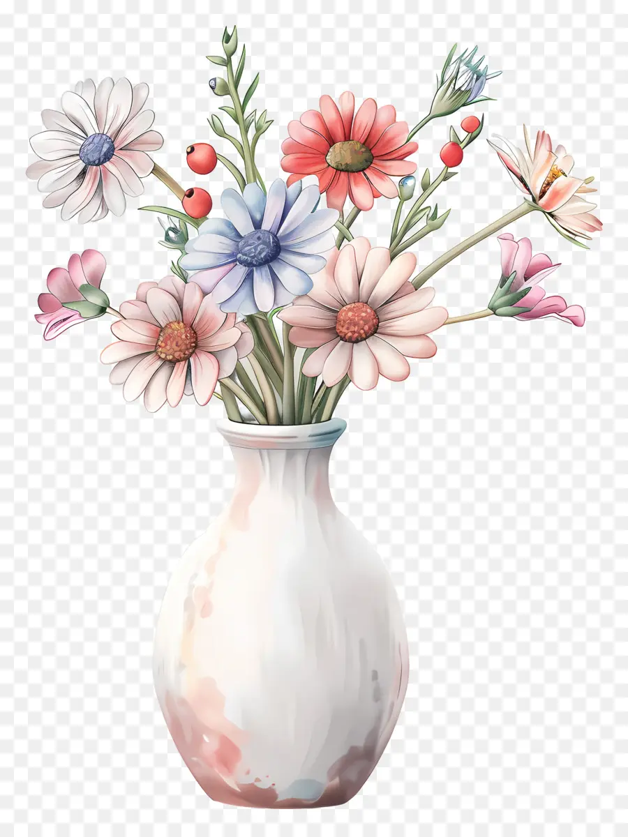 Vase Blanc，Vase PNG