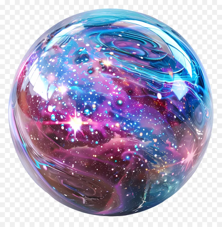 Sphère Magique，Fond Cosmique PNG