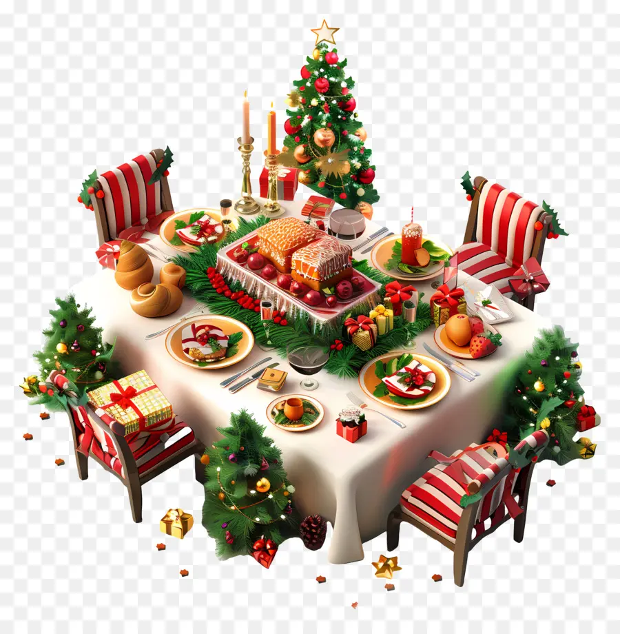 Table De Noël，Noël PNG