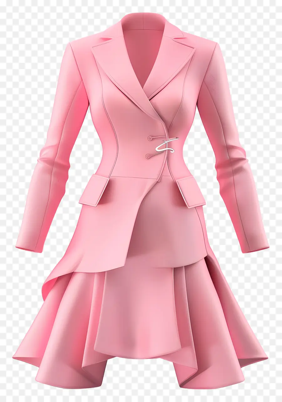 Vêtements De Cérémonie Femmes，Manteau Rose PNG