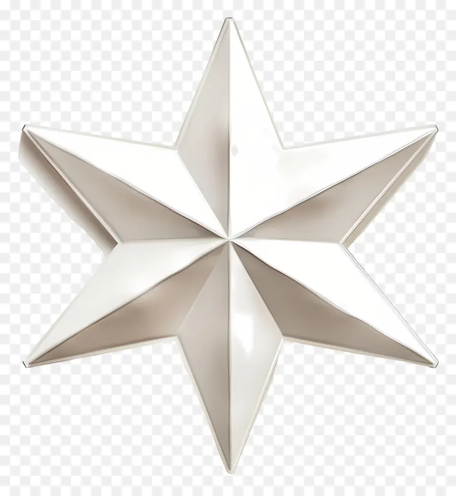 Le White Star，Métal Étoile PNG