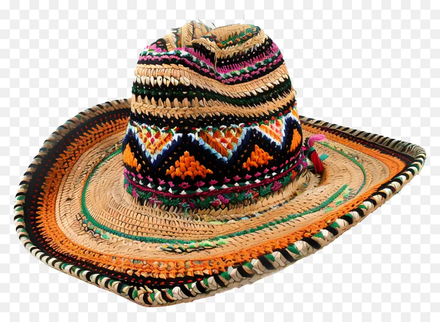 De Style Mexicain，Chapeau De Paille PNG