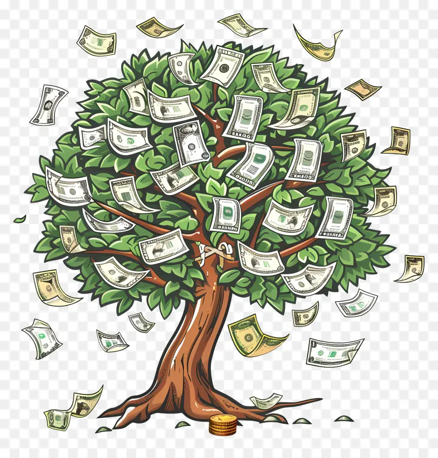 L'arbre D'argent，La Richesse PNG