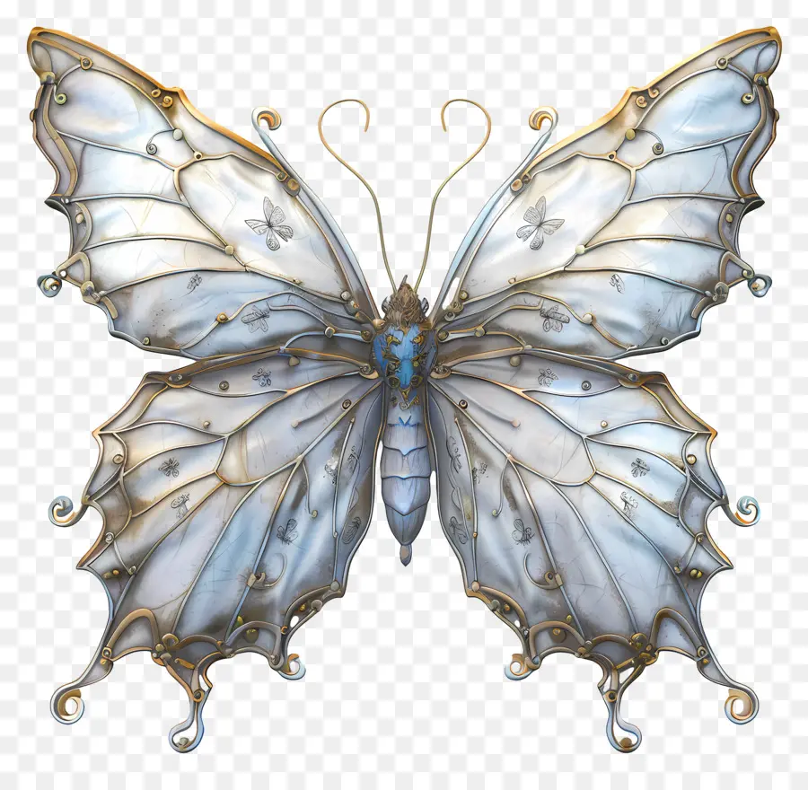 Papillon，Papillon Blanc PNG