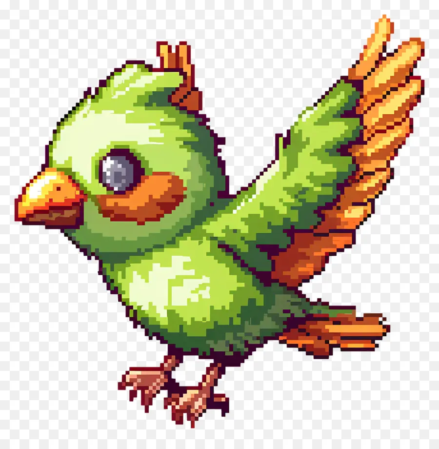 L'oiseau Qui Vole，Oiseau Vert PNG