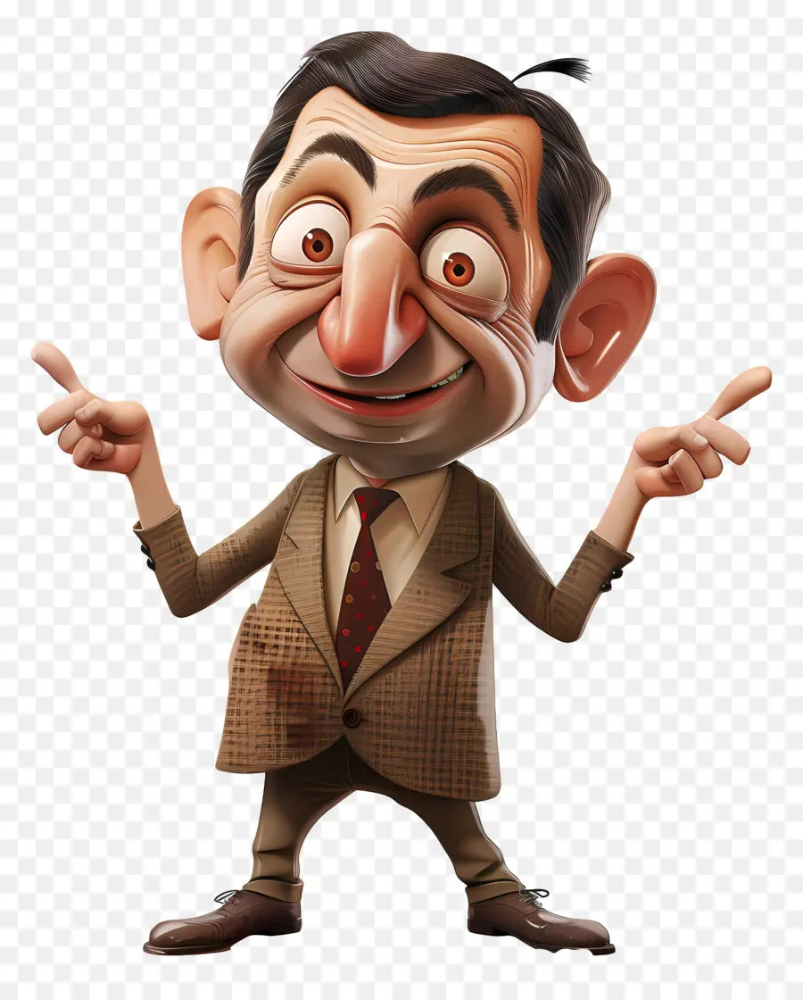 Mr Bean Animé，Personnage De Dessin Animé PNG