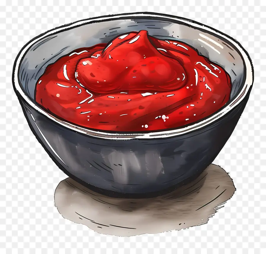 Bol De Ketchup，Sauce Tomate PNG