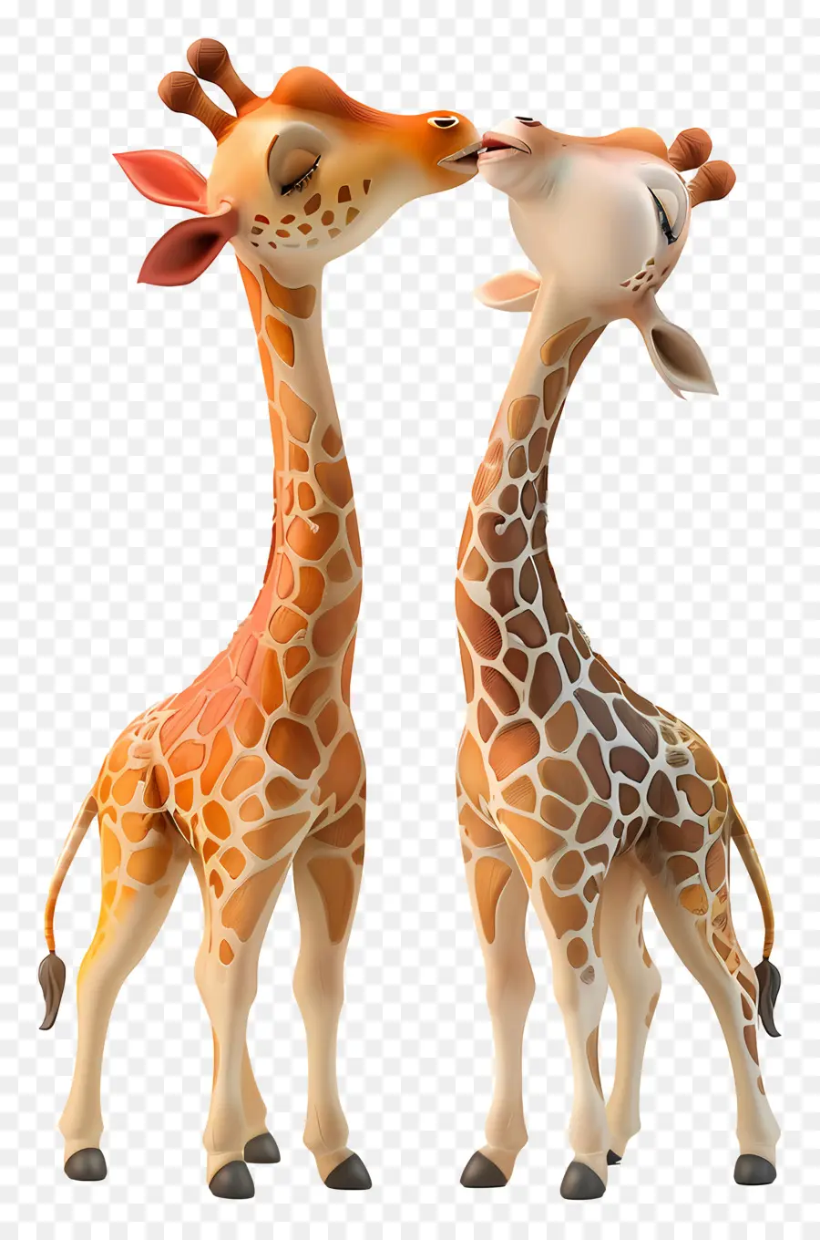 Embrasser，Girafes PNG