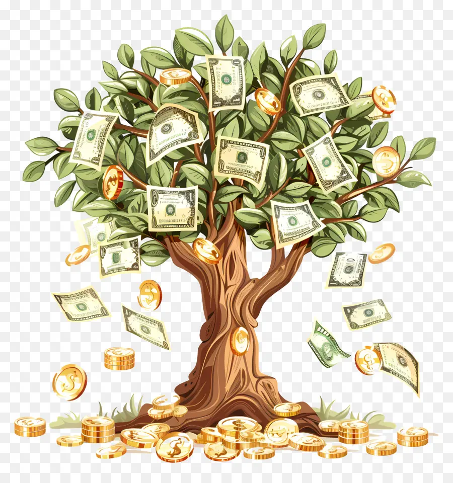 L'arbre D'argent，La Richesse PNG
