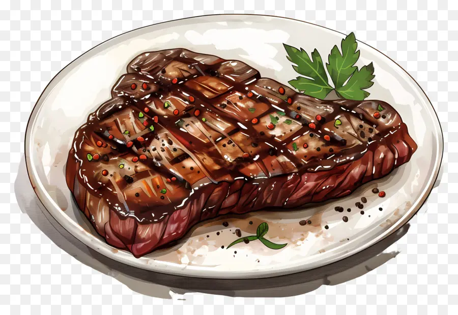 Steak Cuit，Steak Moyen Rare PNG