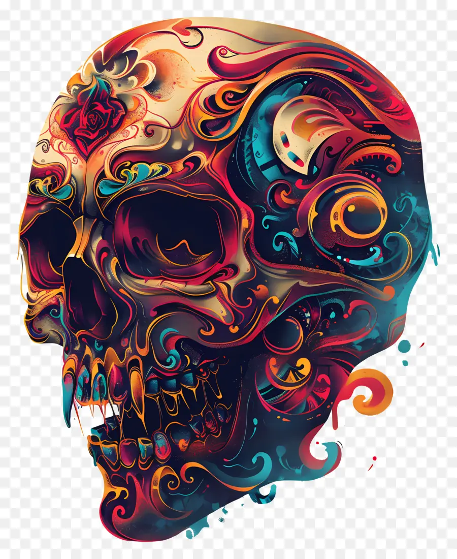Crâne，Crâne De L'art PNG