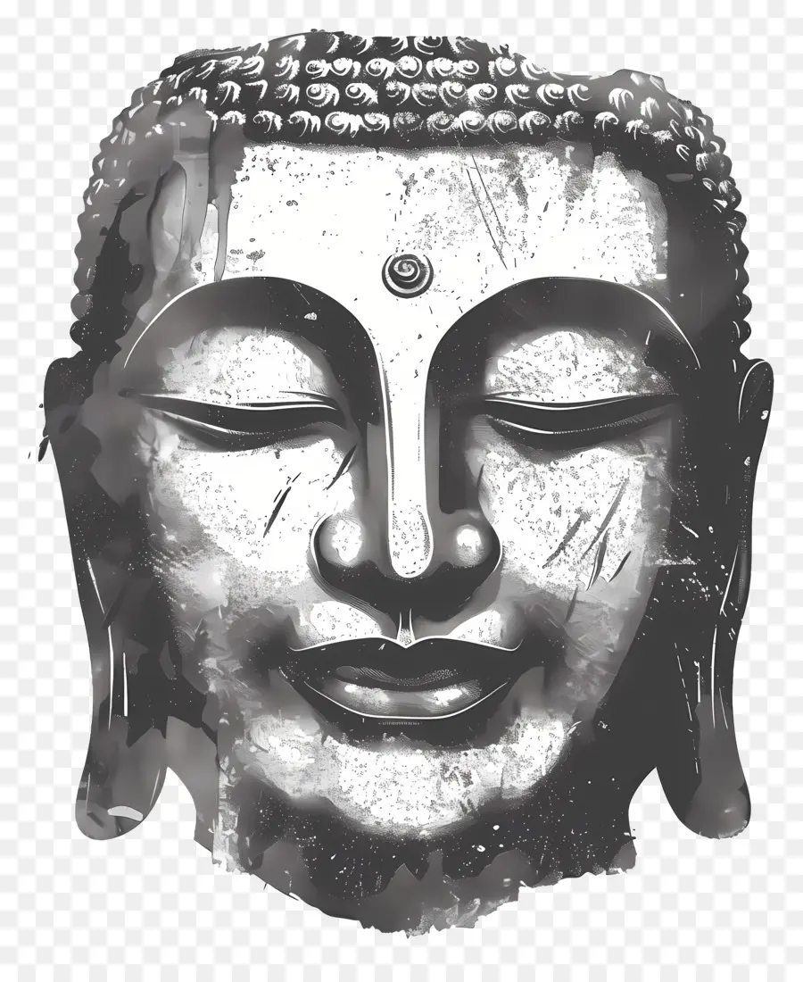 Visage De Bouddha，Bouddha PNG