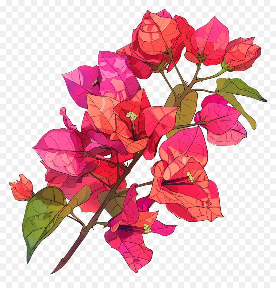 Fleurs De Bougainvilliers，Rose Bougainvilliers PNG