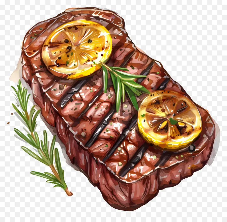 Steak Grillé，Rôti Steak PNG