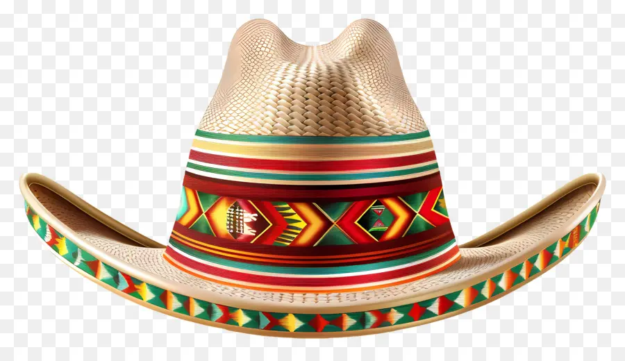 De Style Mexicain，Chapeau De Cow Boy PNG